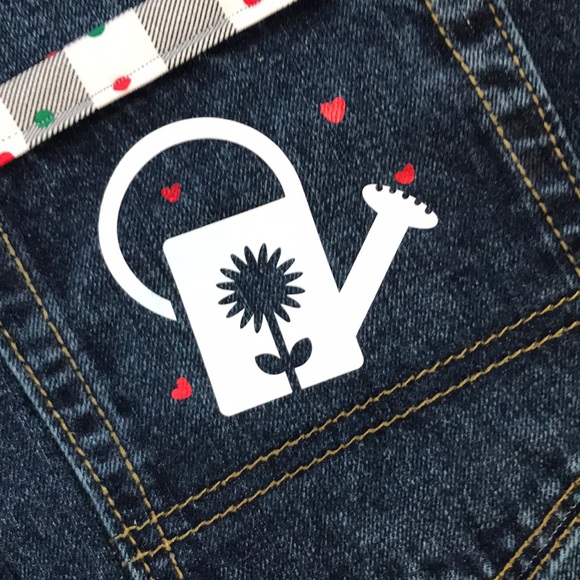 Cute 🥰 Girls Denim Apron - Picture 2 of 4